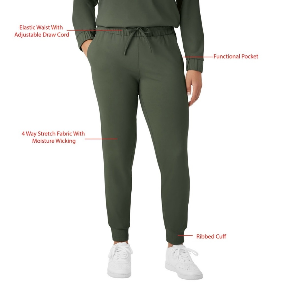 2 Pair NWOT Travel Joggers by Members Mark- Gray and Green- Size Small - Picture 10 of 10